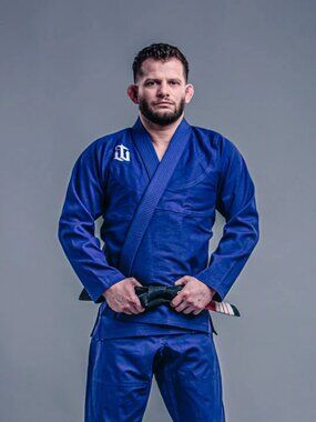 War Tribe Alpha Blue Jiu Jitsu Gi Size A1L